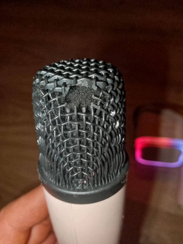 Glosnik do karaoke z mikrofonami