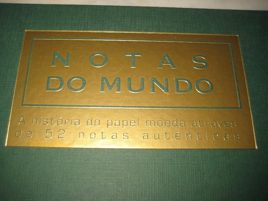 Coleção completa NOTAS DO MUNDO,c/52 notas autênticas