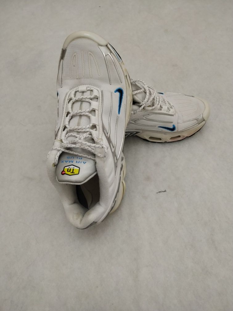 Nike Air Max Plus 3, sneakers, damskie, Tuner Air, 39, białe,