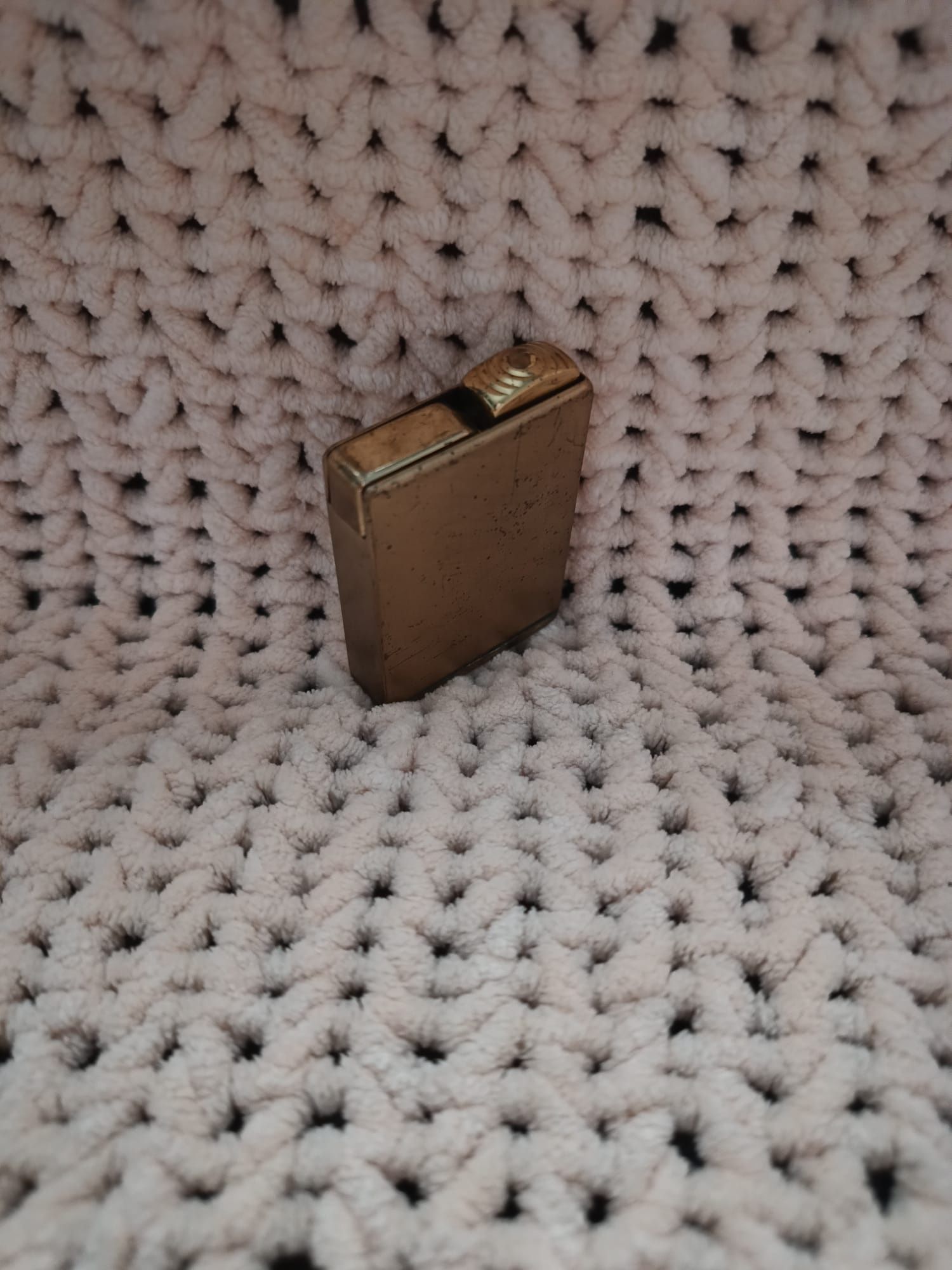 Pozłacane perfumetka Consul Amor antyk, vintage