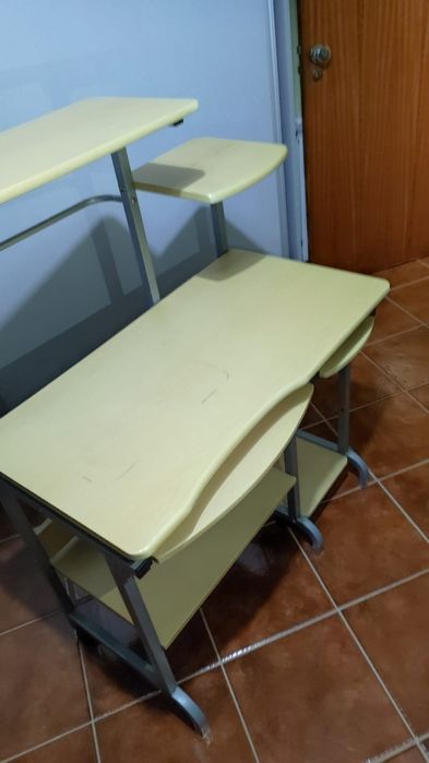 Secretária de computador/estudante