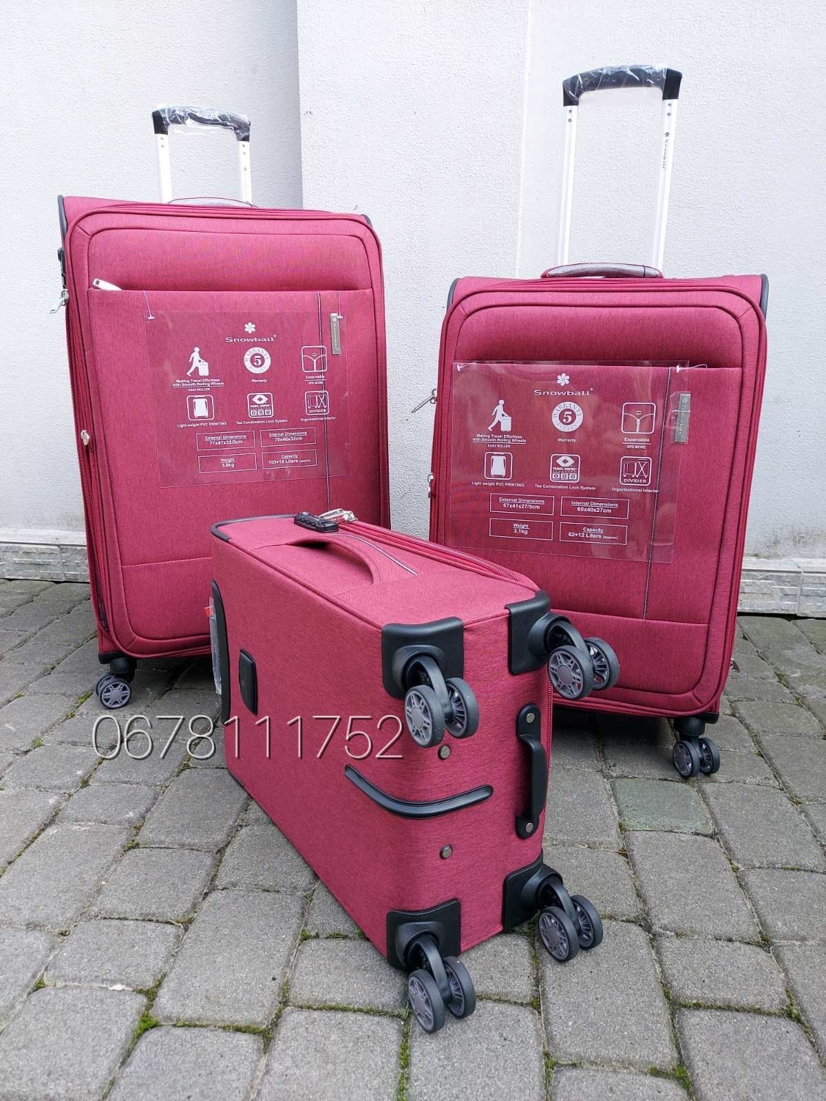 SNOWBALL 39303 Франція валізи чемоданы сумки на колесах ручна поклажа