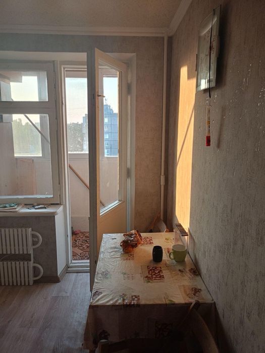 Світла 1‑кімнатна квартира 40 м², Дніпро, вікна на Образцовський ринок