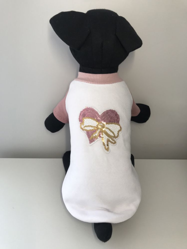 Ciepła bawelniana bluza dla psa typu york maltanczyk