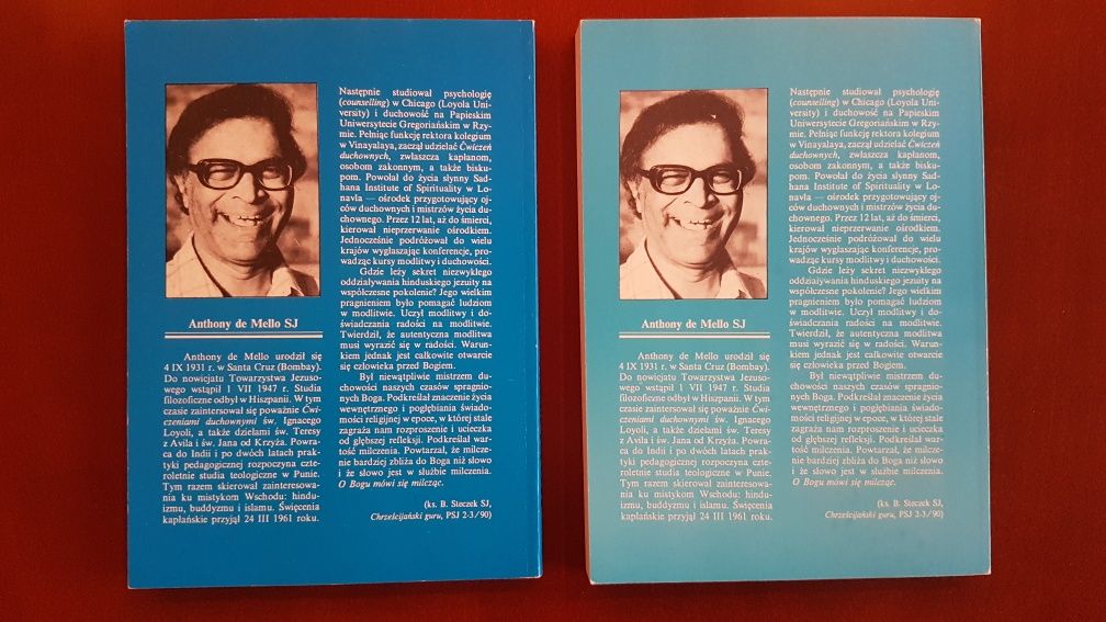 Modlitwa żaby tom I oraz tom II Anthony de Mello SJ