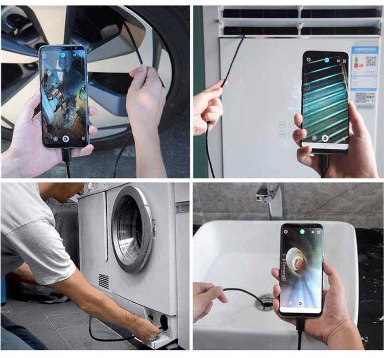 Endoskop Mini Kamera Inspekcyjna Endoskopowa Android USB-C - WYPRZEDAŻ
