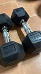Halteres hexagonais 10kg