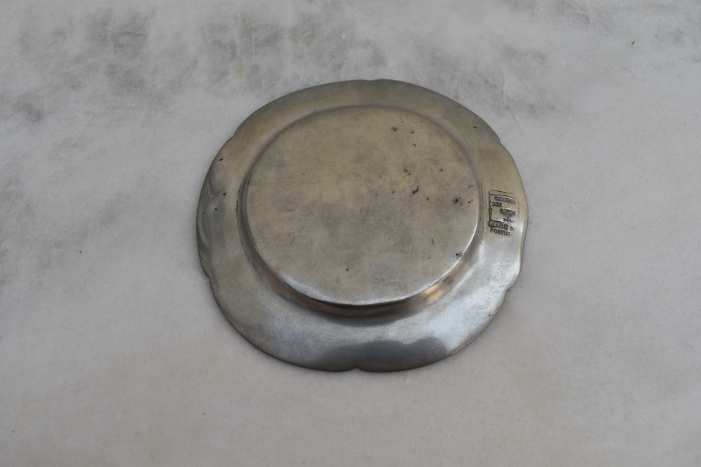 Prato em estanho "Bodas de Prata - 25 anos casamento (12 cm)