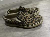 Ténis estilo Vans leopardo tam 36