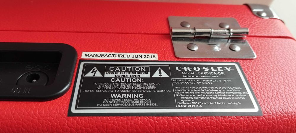 Gira discos portátil Crosley Cruiser