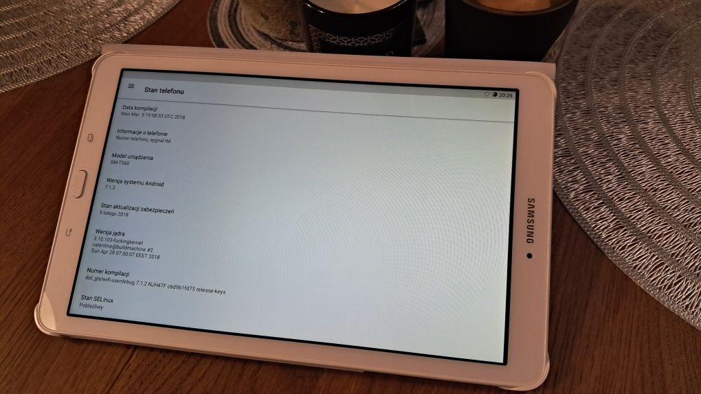 Tablet Samsung Galaxy Tab E 9.6 T560 16:10 8GB Wi-Fi biały