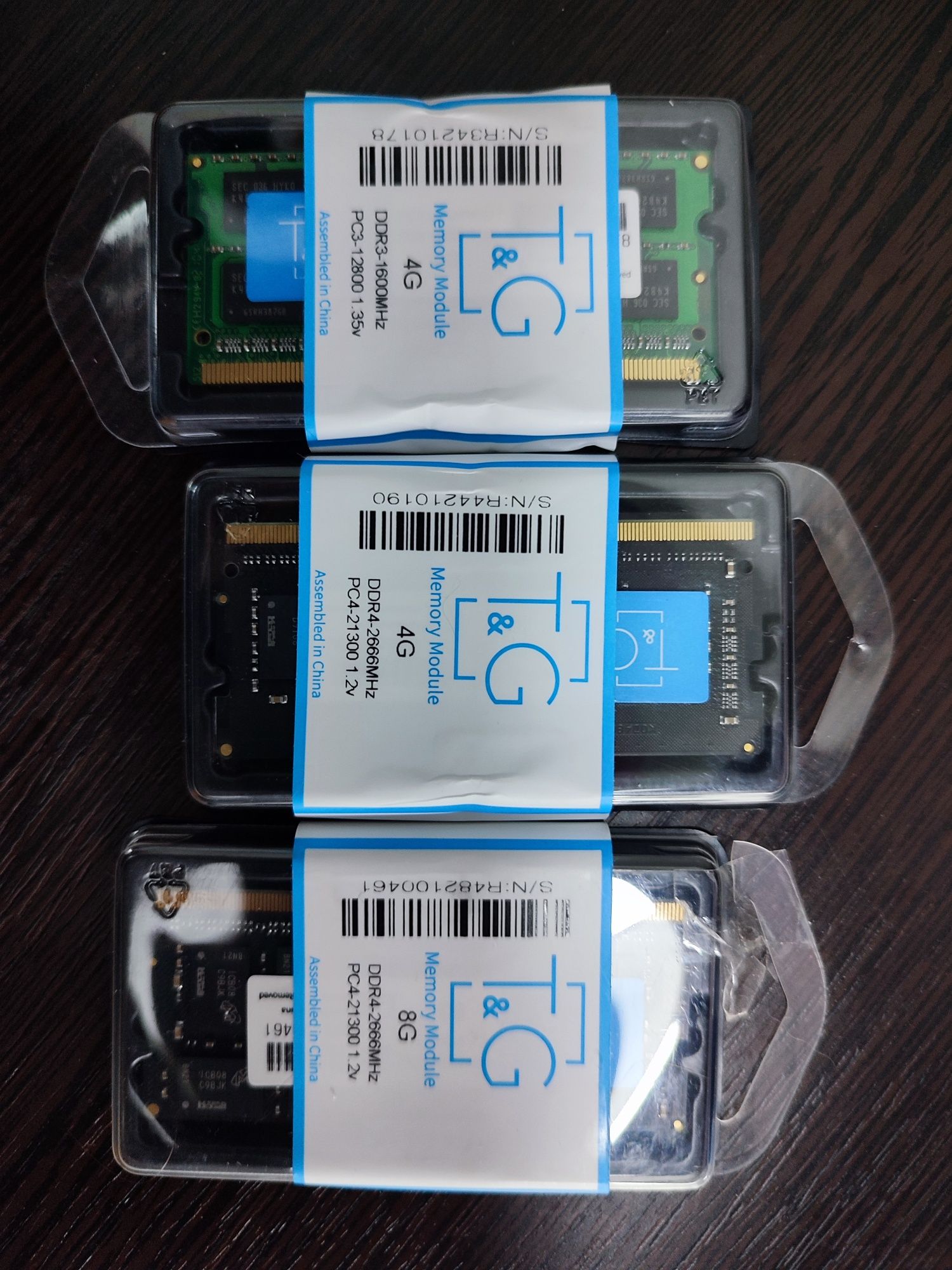 Новая  память T&G SO-DIMM 4Gb DDR3 1600Mhz 1.35V, CL-11, PC3-12800