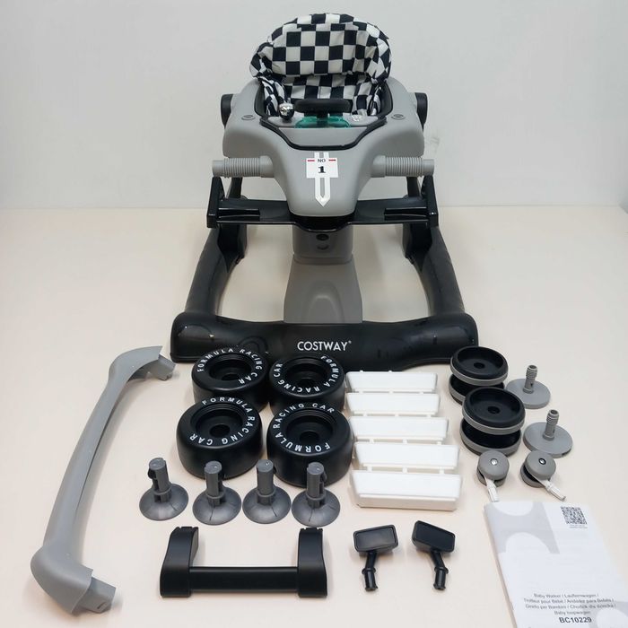 Interaktywny Chodzik jeździk pchacz Wyścigówka Formuła 1 (B479)