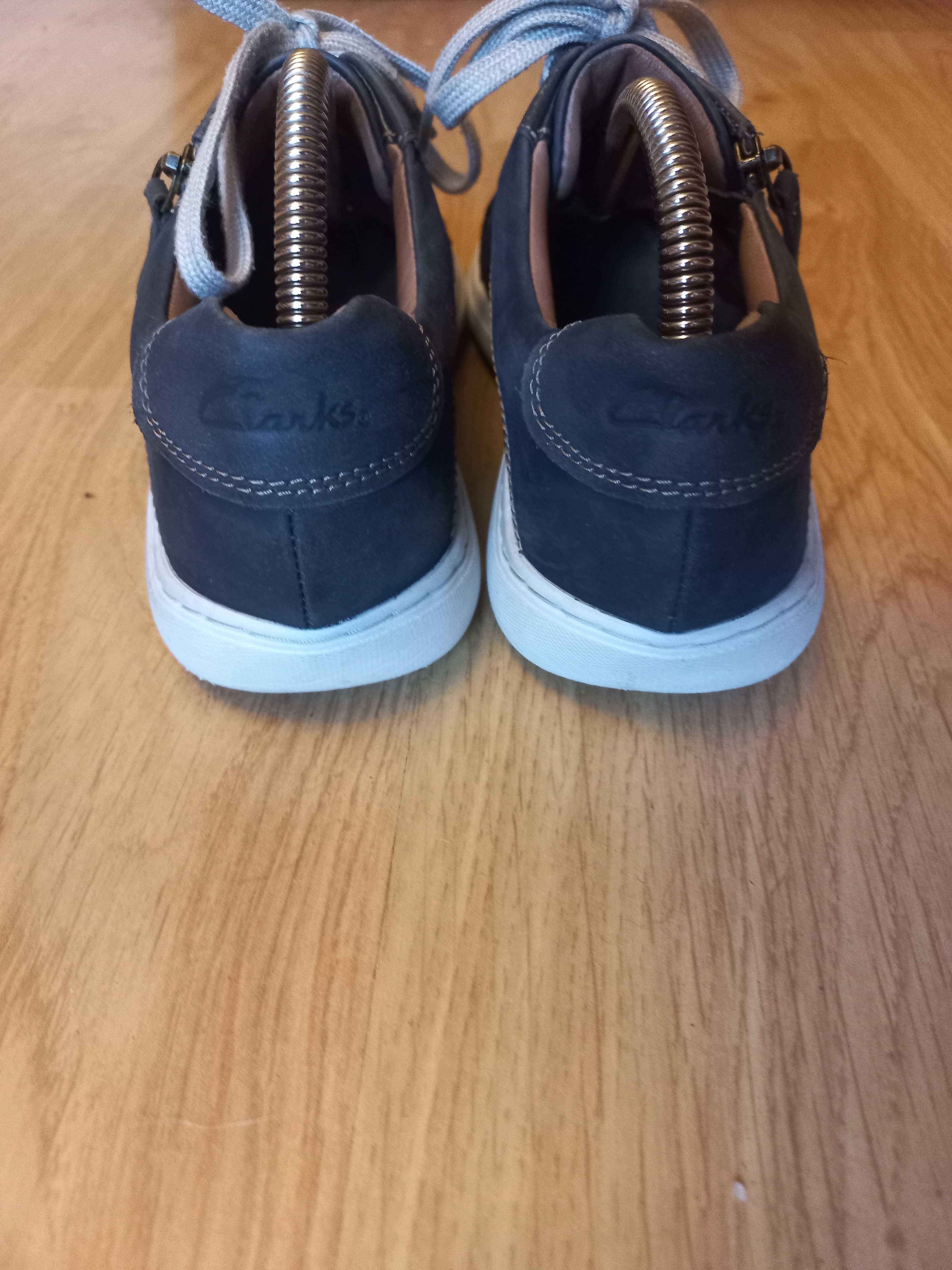 Женские кожаные туфли - мокасины Clarks 38 p.