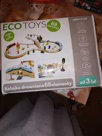 Kolejka drewniana Eco toys