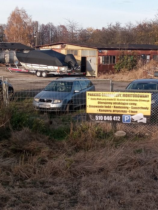 Parking Zimowanie łodzi TANIO!!! kamperów, przyczep innych pojazdów