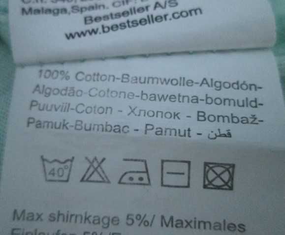 Seledynowa, miętowa bluzka z lampartem