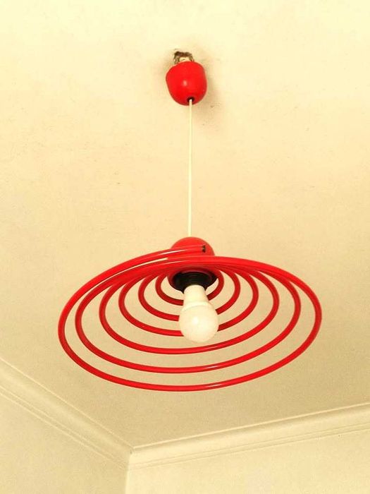 Candeeiro de teto vermelho - Estilo infantil