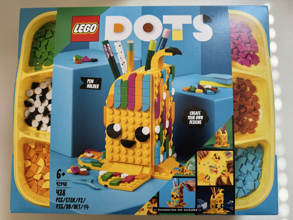 LEGO 41948 - Uroczy banan - pojemnik na długopisy