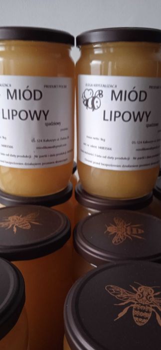 Miód Lipowy i Malinowy 1 kg