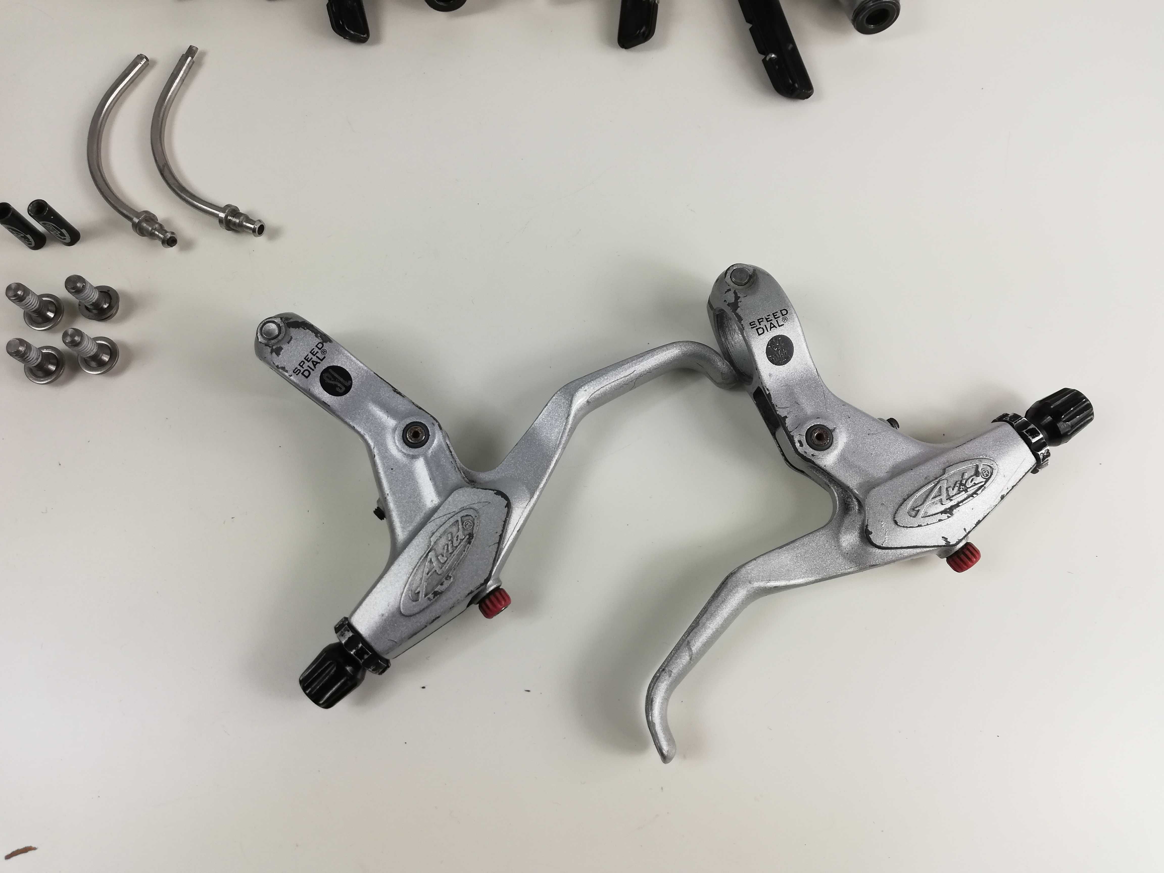 Hamulce V-BRAKE Avid Single Digit SL + Klamki Avid Speed Dial SL / Ti