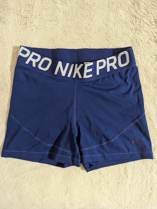 Термошорты Nike Pro SHORT синий. L