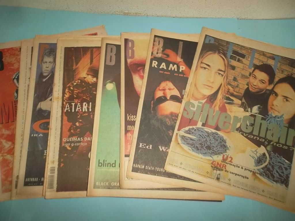 Jornal BLITZ (anos 80/90) Grande lote de jornais, ver texto.