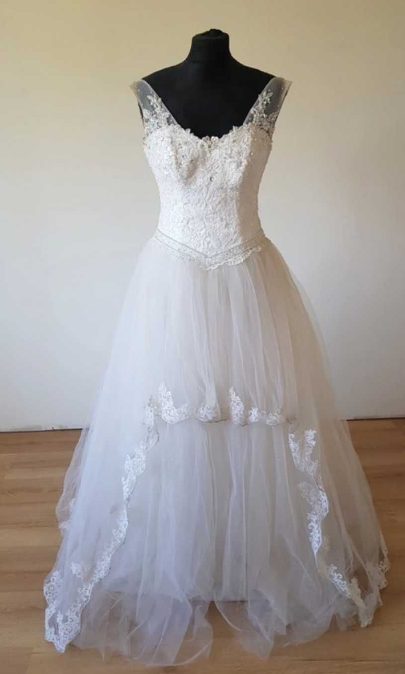 Suknia ślubna rozmiar 36 Piękna z jedwabiu