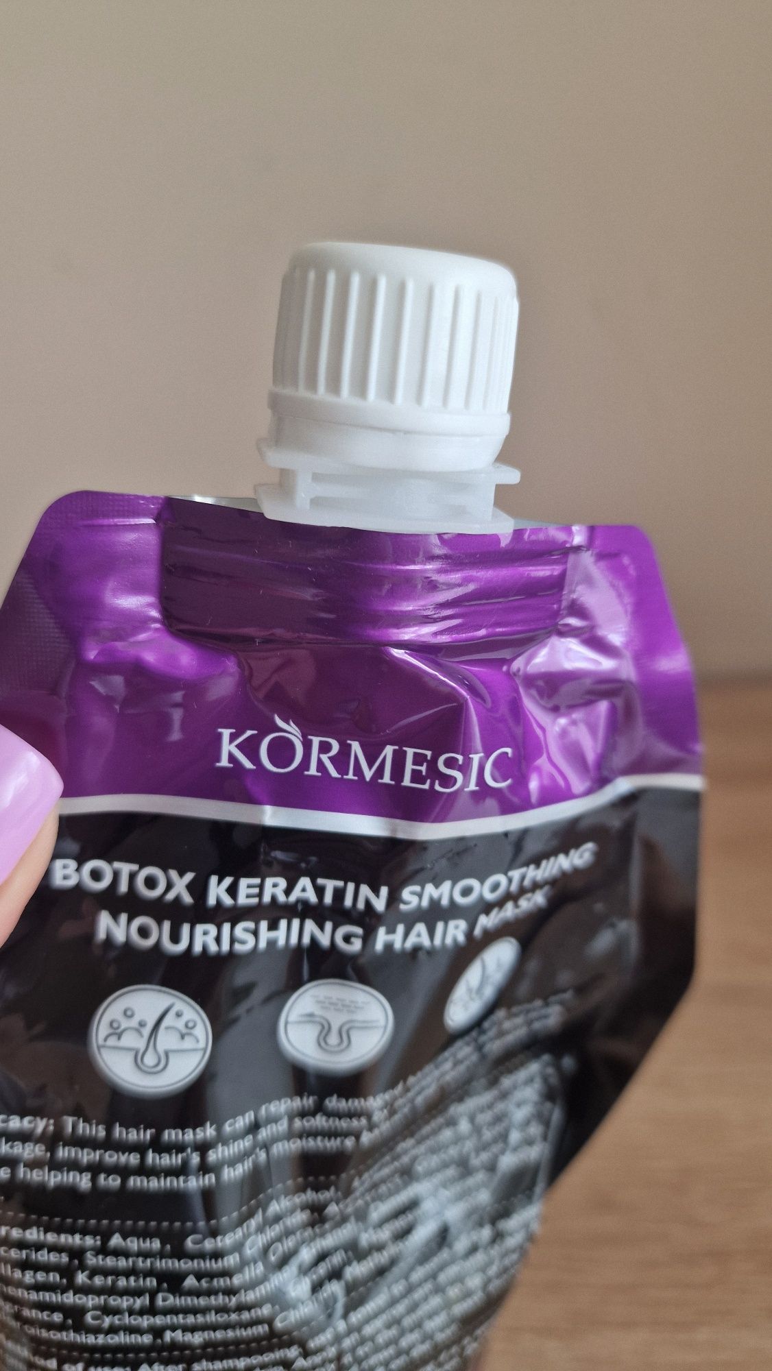 Maska do włosów botox Kormesic