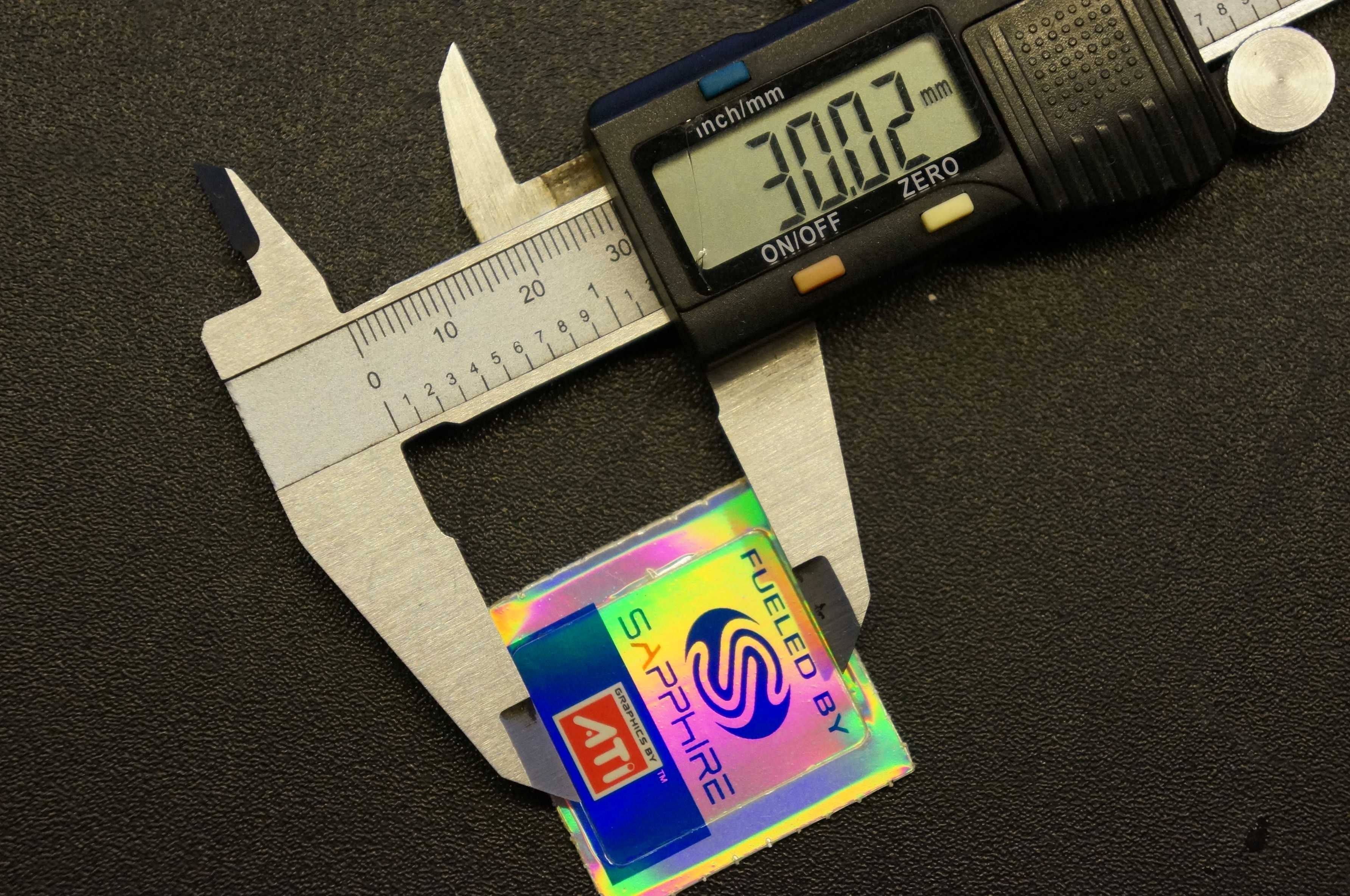 Naklejka na komputer - ATI Sapphire - retro hologram