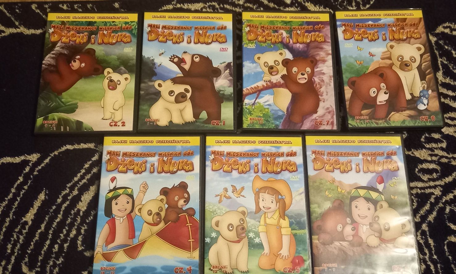 Dżeki i Nuka bajki dvd komplet