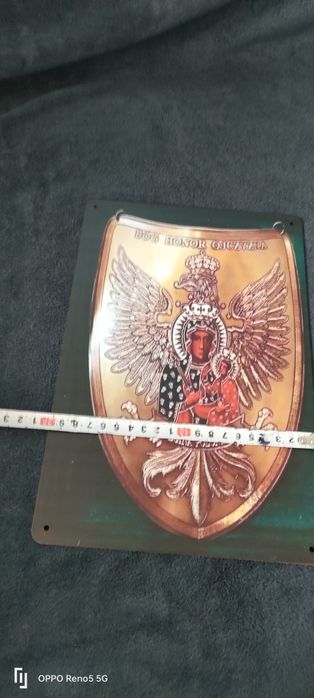 Metalowa tabliczka