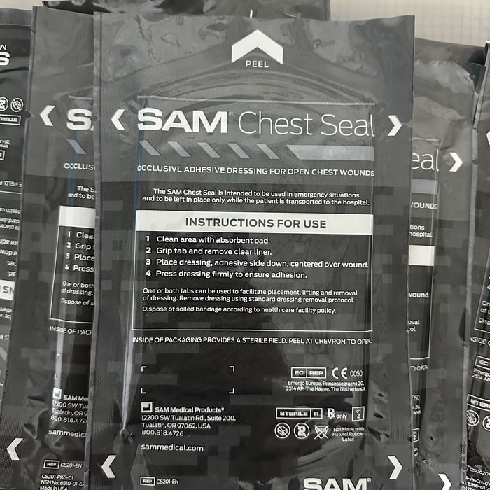 Оклюзійна наліпка HyFin , Sam, Halo vent оклюзивні галіпки