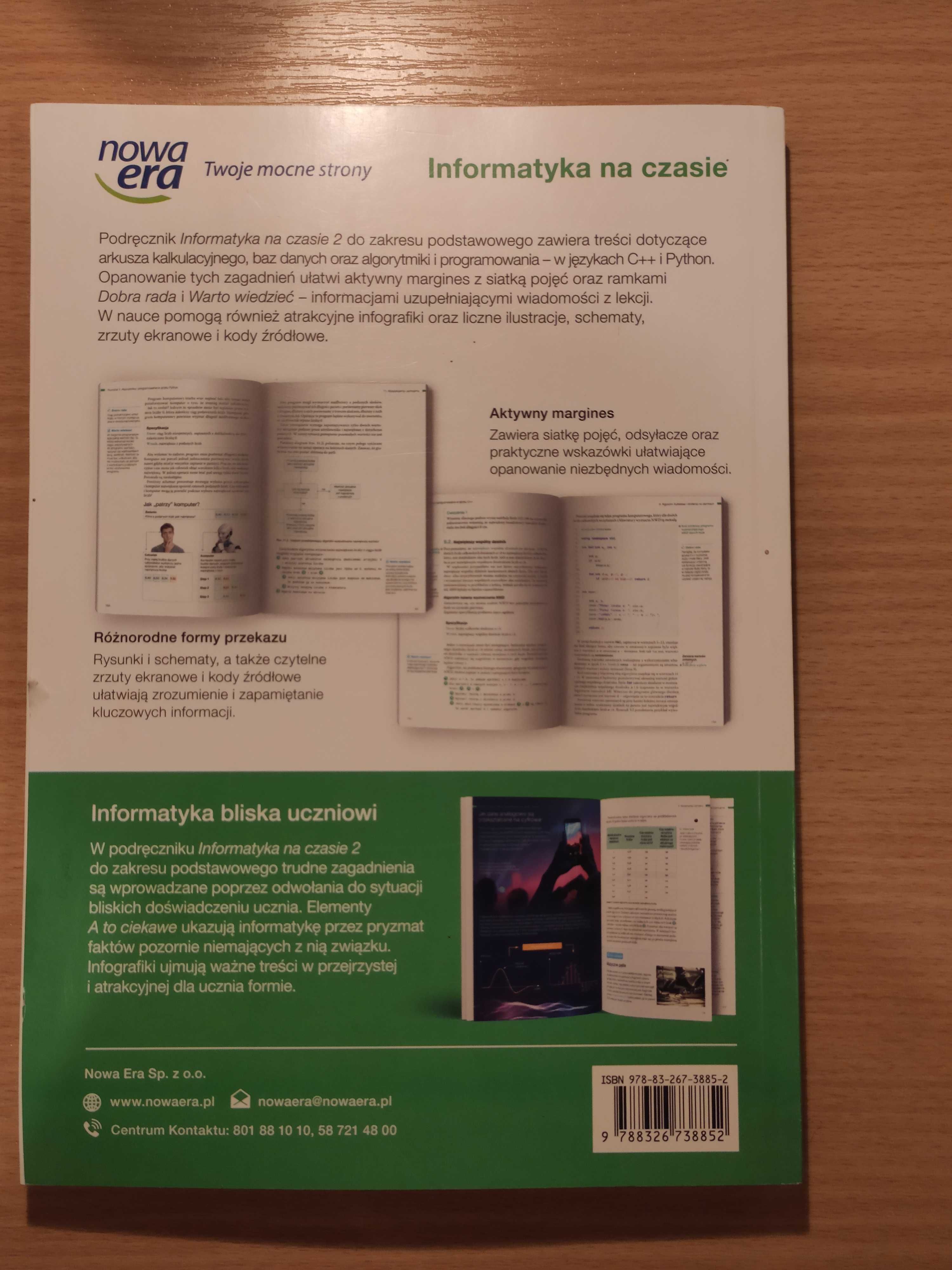 Informatyka na czasie 2.Podręcznik dla szkół średnich