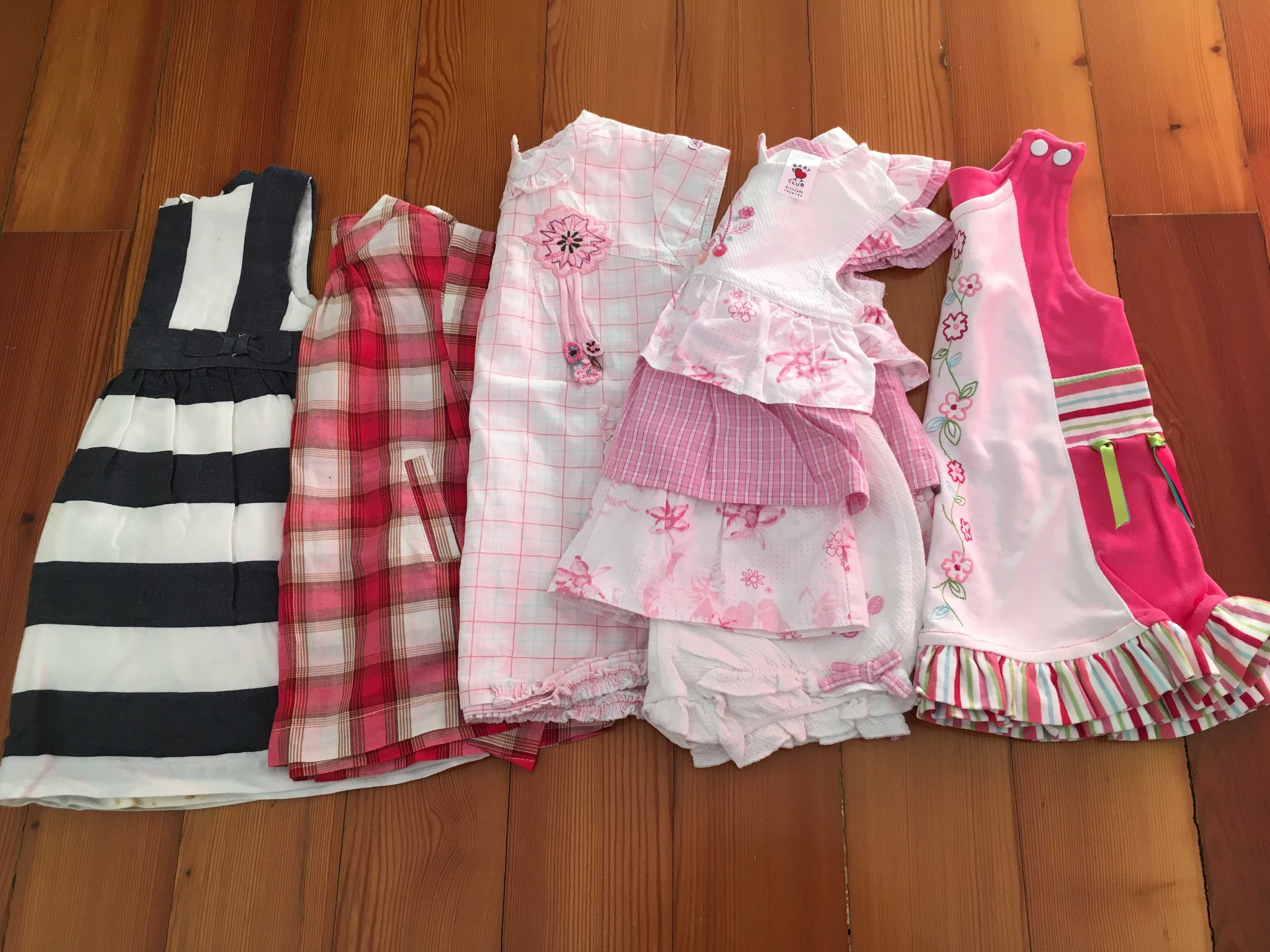 Lote roupa menina 6-12 meses