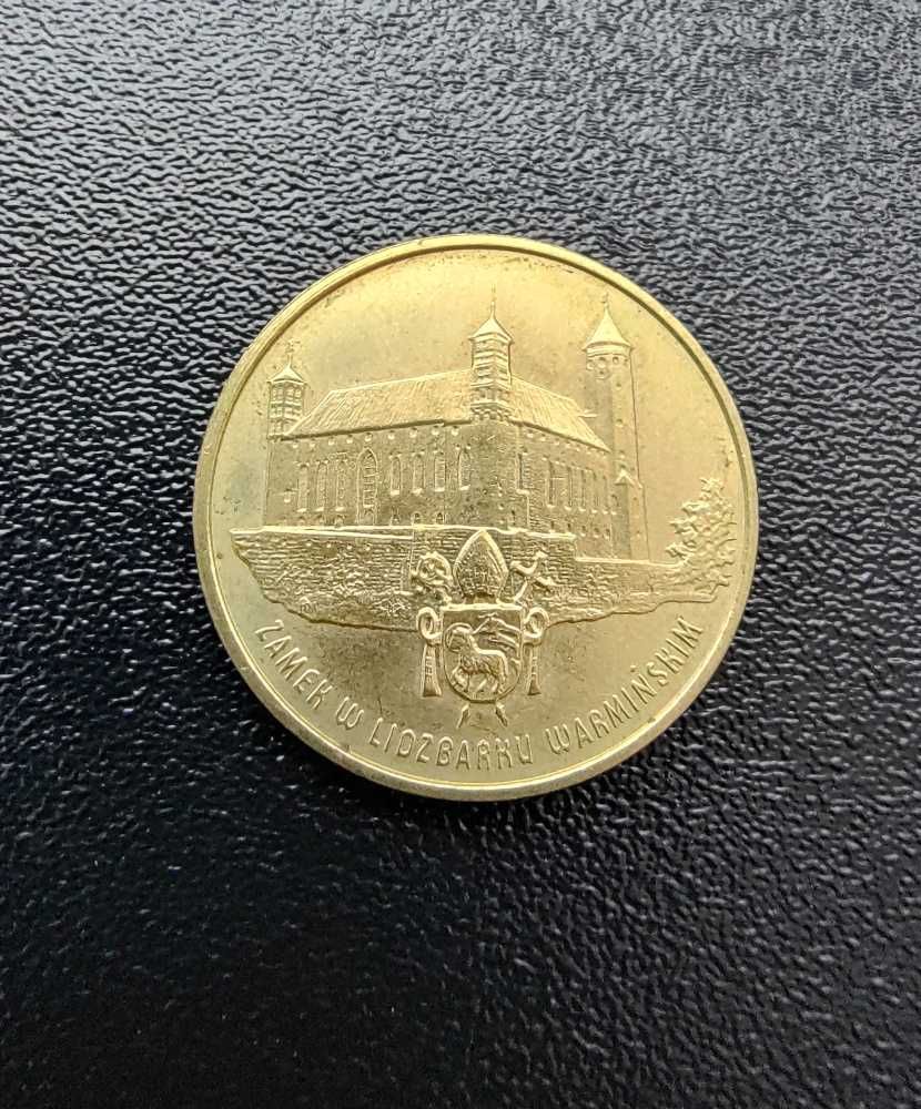 moneta 2zł Zamek w Lidzbarku Warmińskim 1996