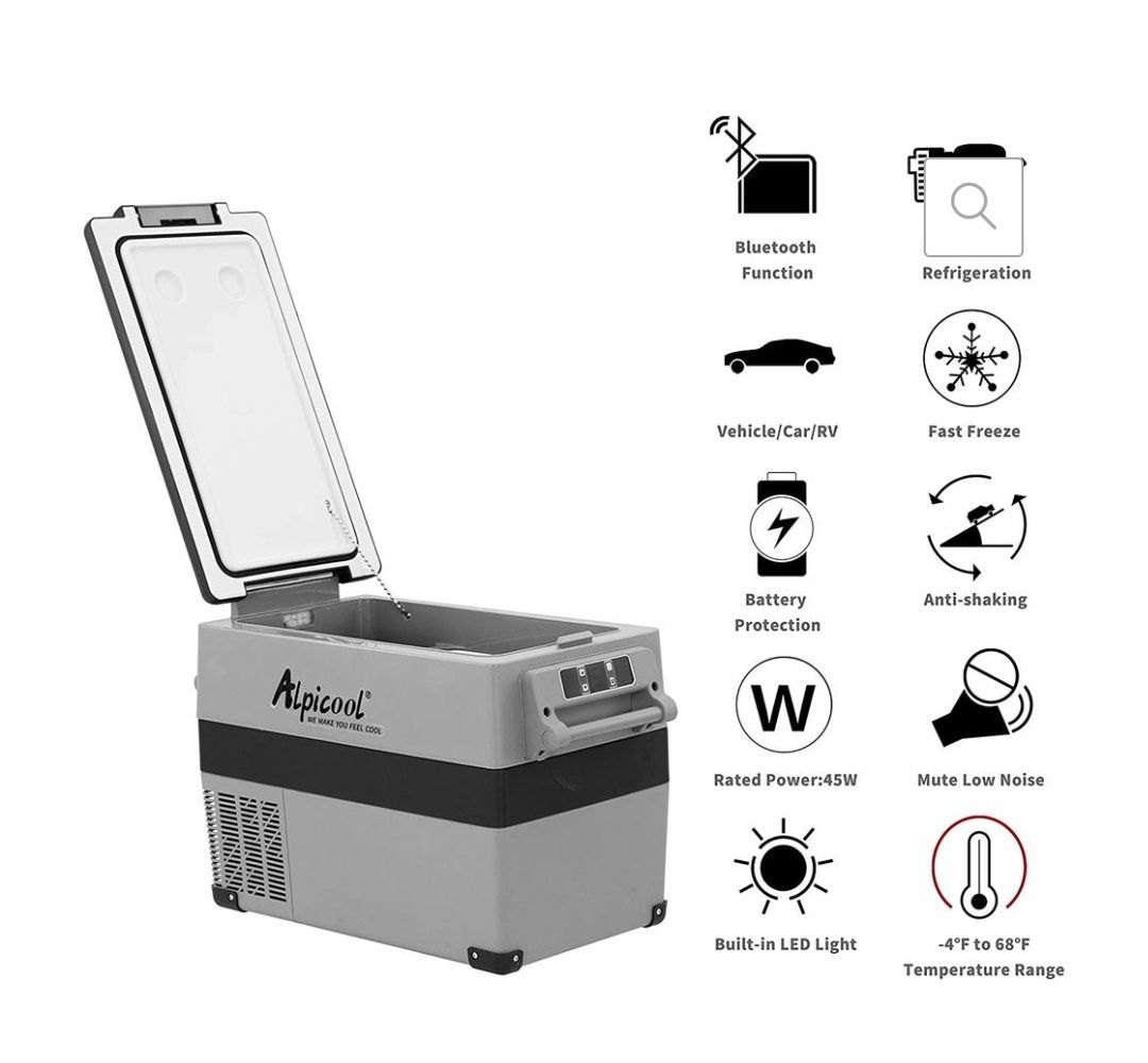 Arca Congeladora Alpicool 45L + cesto