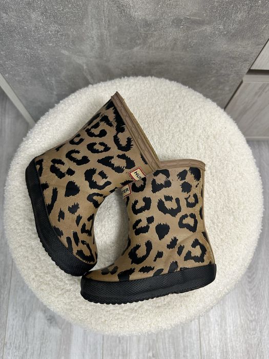 Сапоги ( гумаки ) дитячі леопардові Hunter