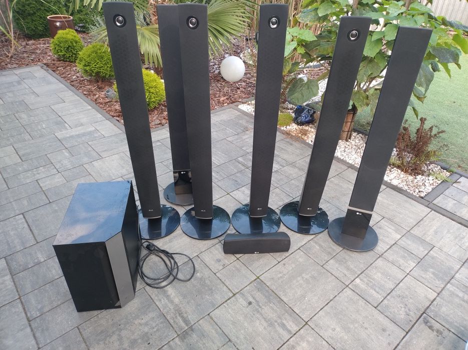 Kino domowe głośniki zestaw bez okablowania