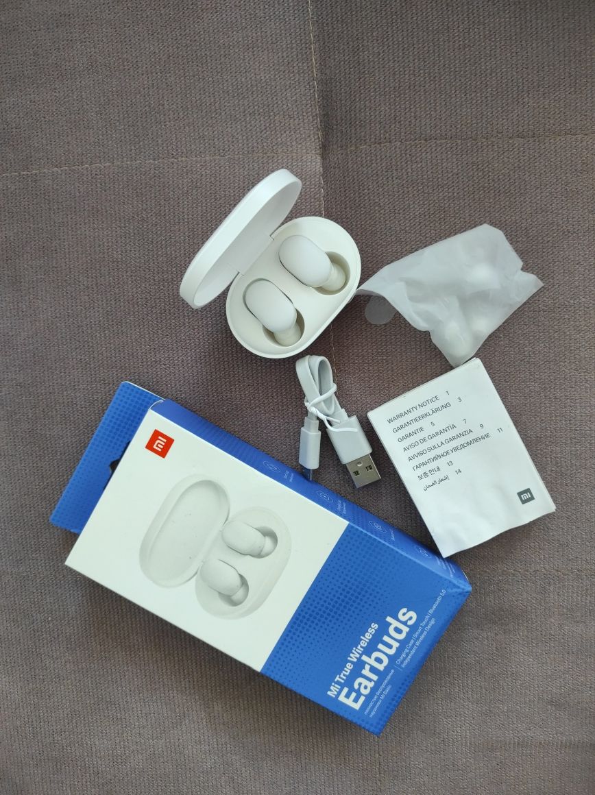 Mi True Wireless earbuds słuchawki bezprzewodowe bluetooth xiaomi