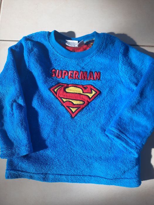 Pluszowa bluza superman