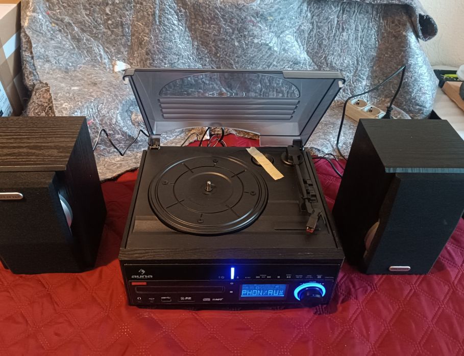 Програвач вінілу, стереосистема Auna Multimedia DS-2