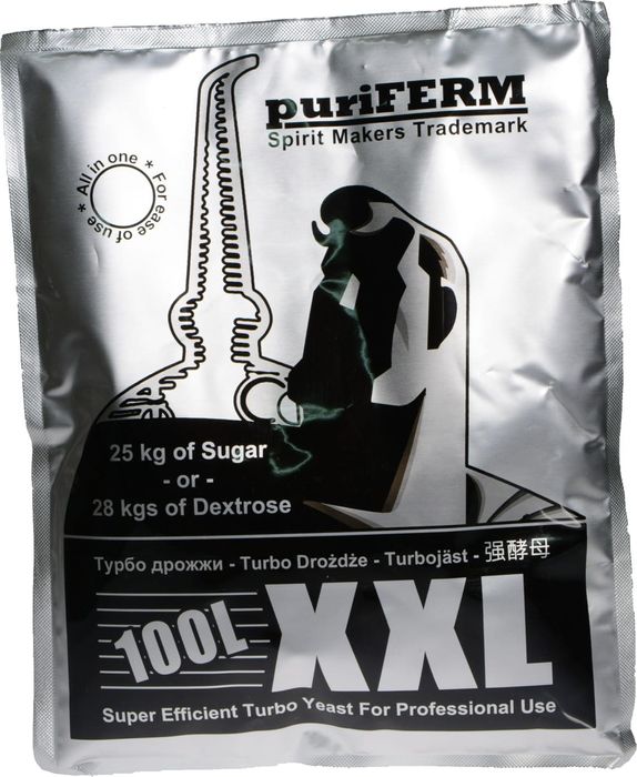 puriFERM XXL na 100L drożdże gorzelnicze 25szt
