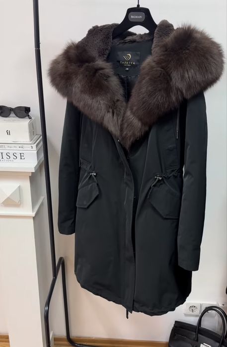 Парка с мехом зимняя