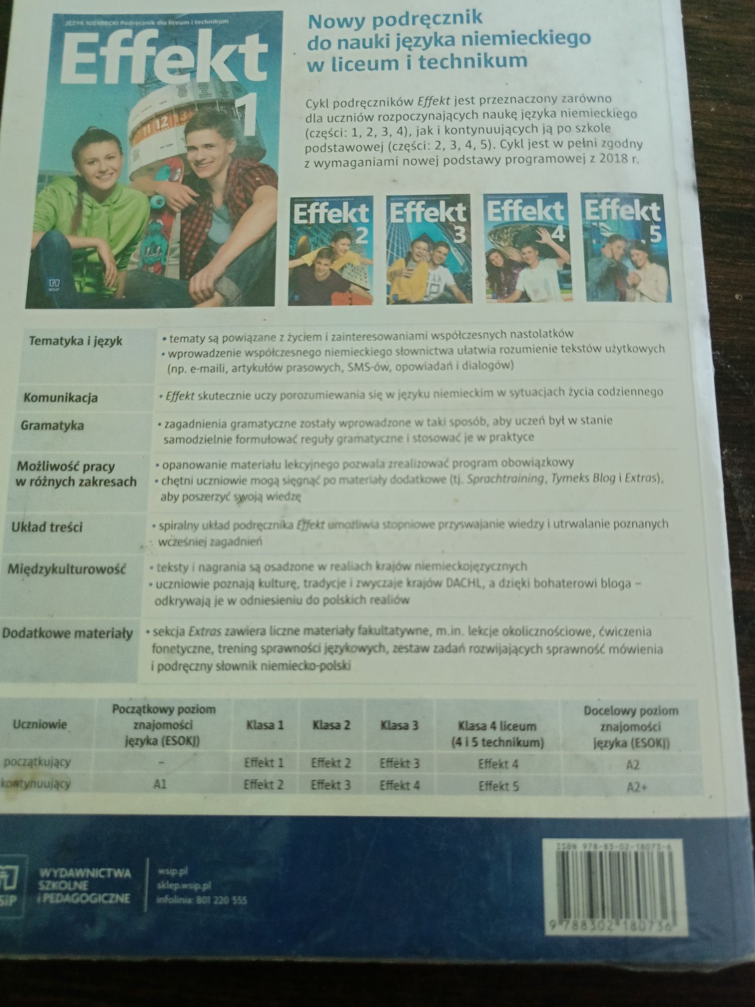 Sprzedam podręcznik Effekt 1