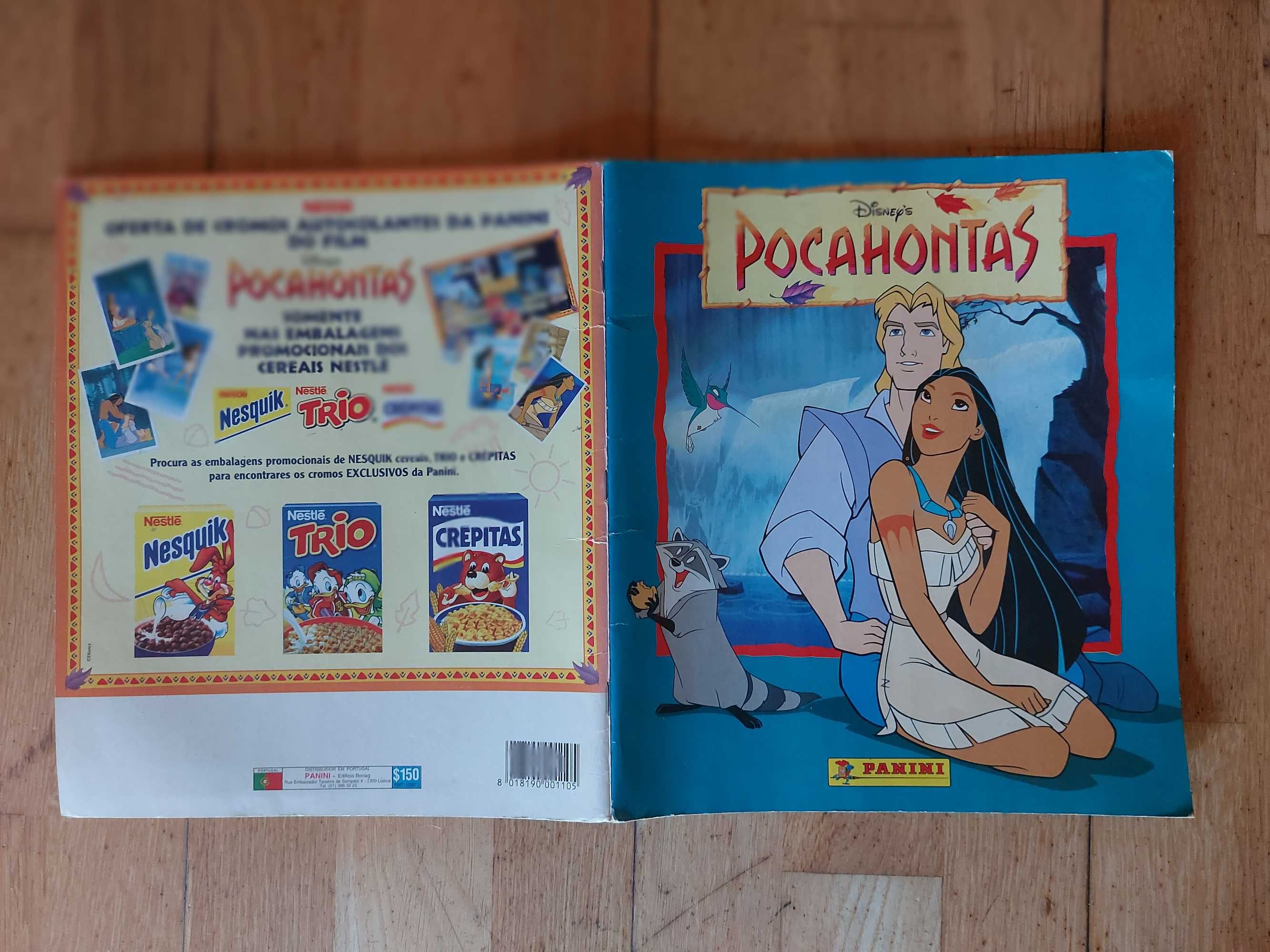 Caderneta de cromos "Pocahontas" - Completa