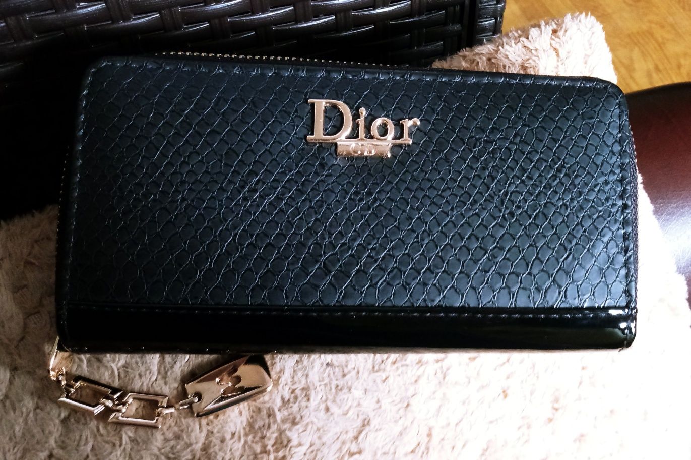 Portfel Dior czarny