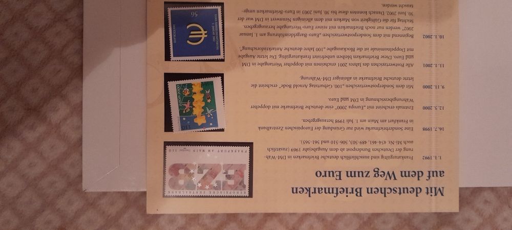 Zestaw monet Euro  Niemiecki 2002roku