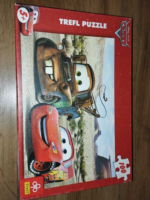 Pięć układanek, drewniane, puzzle, Chase, Cars, Planes, autka, samolot