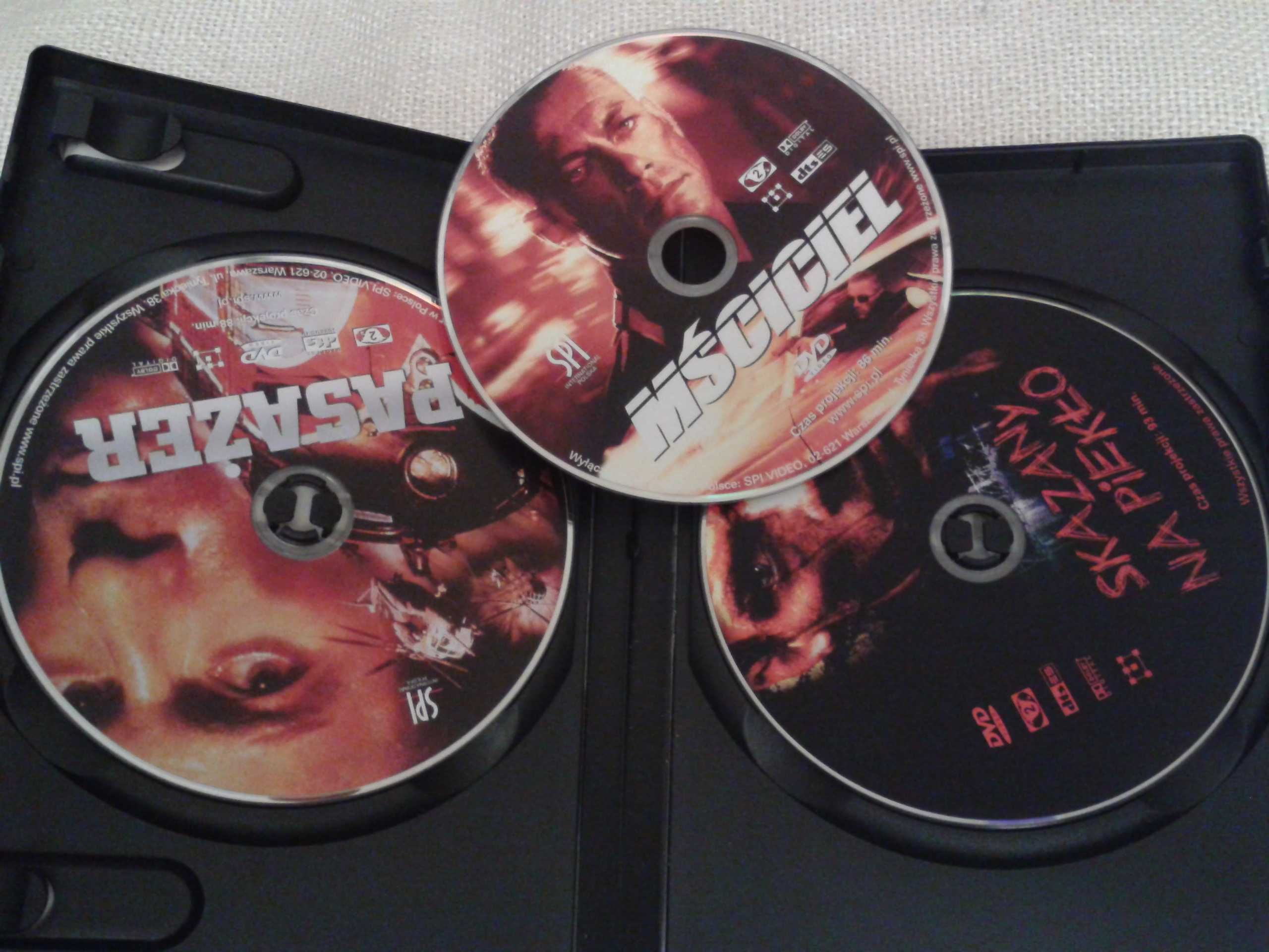 Jean Claude Van Damme-  Pasażer,Skazany na piekło,Mściciel 3 DVD